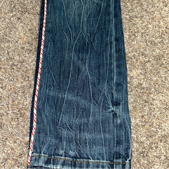 Anthropologie Pilcro Women’s Slim Boyfriend Jeans Side Rope Design Sz 27 - Picture 2 of 12